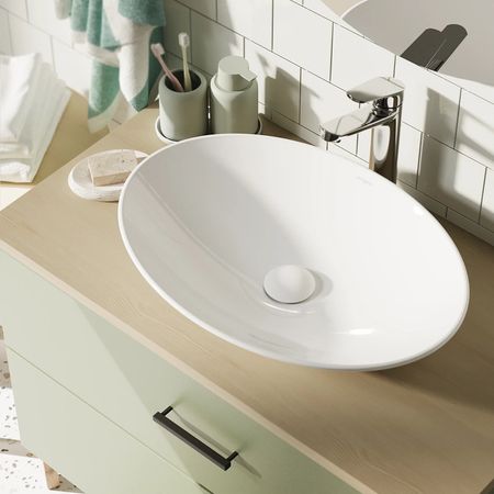 Раковина-чаша Pragma Pelao 50 901855PEL1GWRX014-2 цвет Белый глянцевый 5990₽