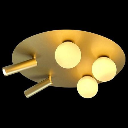 Люстра iLedex Telescope D4774-40 SGD цвет плафонаподвески Белый Золото цвет арматуры Золото 8099₽
