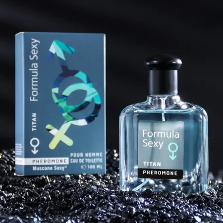 Туалетная вода мужская с феромонами formula sexy titan, 100 мл (по мотивам chrome azzaro (azzaro)