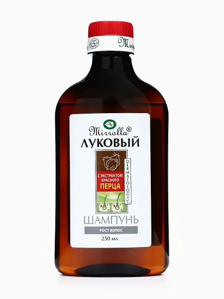 Шампунь луковый с экстрактом красного перца, 250 мл