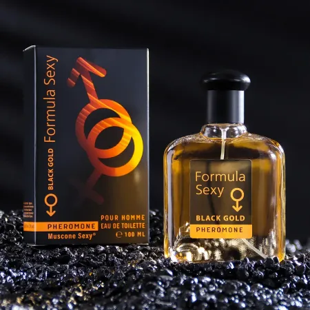 Туалетная вода мужская с феромонами formula sexy black gold, 100 мл (по мотивам 1 million (p.rabanne)
