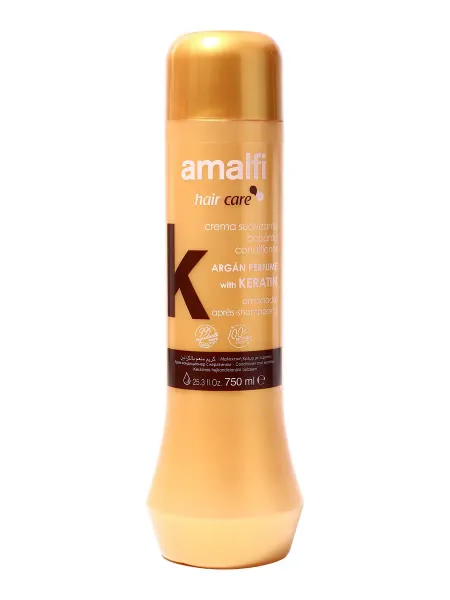 Кондиционер для волос keratin argan с кератином и аргановым маслом для вьющихся волос, 750 мл