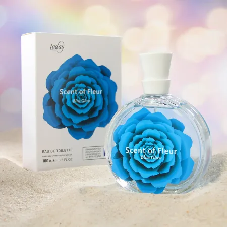 Туалетная вода женская scent of fleur blue glow, 100 мл (по мотивам eclat a`arpege (lanvin)