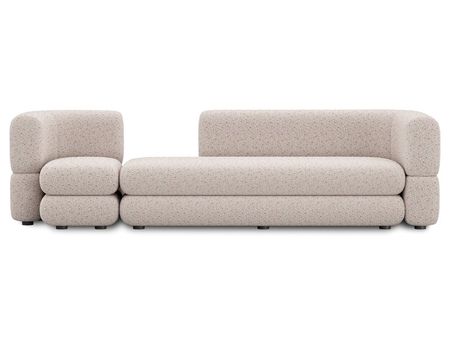 Диван модульный divanru Брера-5 Bucle Cream 131980₽