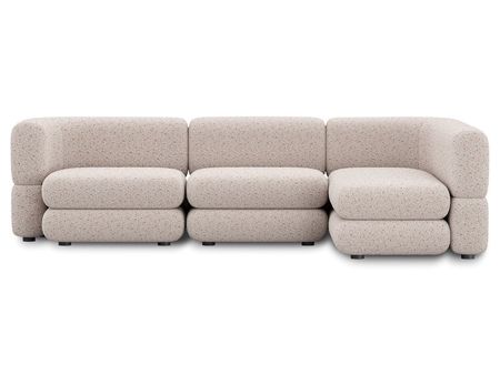 Диван модульный divanru Брера 7 Букле Кремовый 186970₽