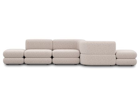 Диван модульный divanru Брера-1 Bucle Cream 213950₽