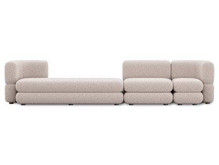 Диван модульный divanru Брера 4 Букле Кремовый 171970₽