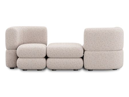 Диван модульный divanru Брера 3 Букле Кремовый 121970₽