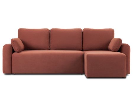 Диван угловой divanru Кирмас-1 Велюр Терракотовый 66990₽