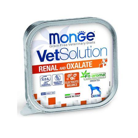 Monge VetSolution Dog Renal and Oxalate влажный корм для собак диетический при ХПН в ламистерах - 150 г 4560₽