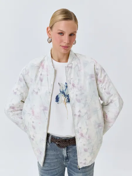 Двусторонняя куртка с флоральным принтом SAVAGE 9599₽