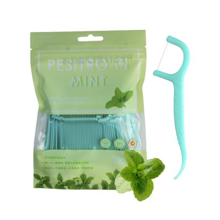 Зубная нить PESITRO Pesitro flosser Мята 440₽
