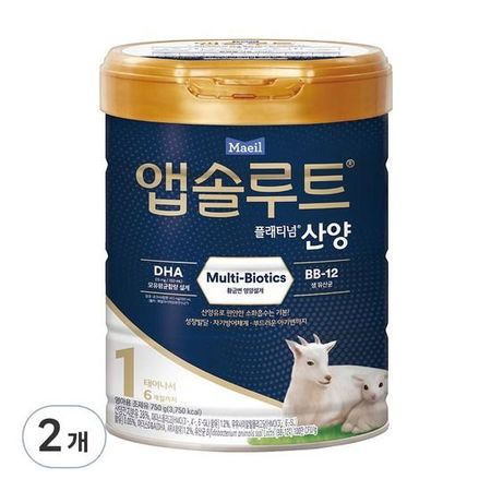 Absolut Platinum Goat Powder, этап 1, 750 г, 2 шт.