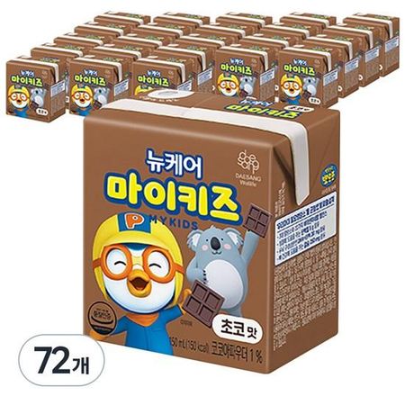 Новый Уход Мои Дети Шоколадный Вкус, 150 мл, 72 шт., Корейский продукт для здоровья