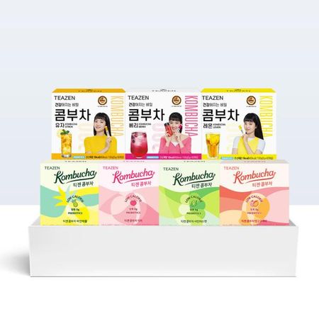 Teazen Kombucha 30 палочек x 7 коробок, смешанный (210 палочек), Корейский Комбуча