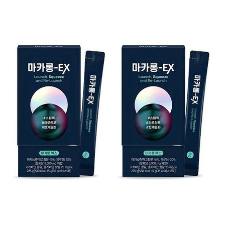 Макарон EX 15 шт., 225 г, 2 штуки, Корейский здоровый продукт