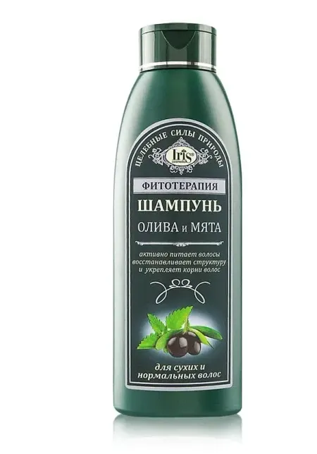 Фитотерапия Шампунь Олива и Мята 500 мл Iris