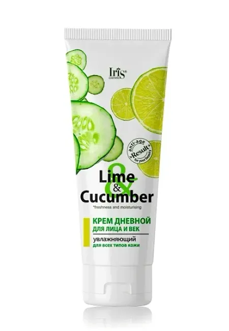 Lime&Cucumber Крем дневной для лица и век увлажняющий 75мл Iris