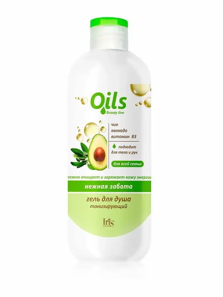Гель для душа ТОНИЗИРУЮЩИЙ 500мл Iris OILS BEAUTY LINE
