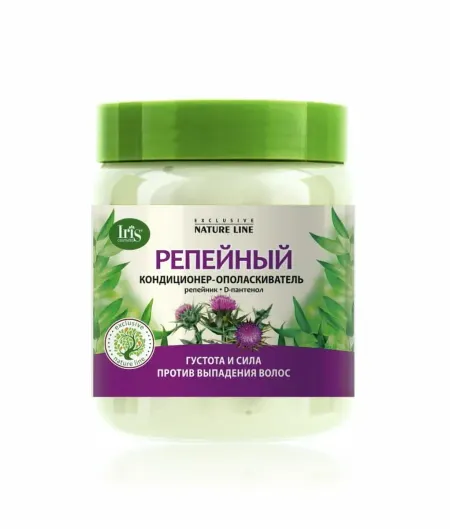 IRIS EXCLUSIVE NATURE LINE Кондиционер-ополаскиватель РЕПЕЙНЫЙ, банка 500г