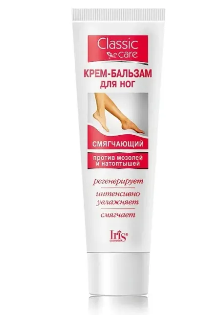 Classic Line Крем-бальзам для ног Смягчающий против мозолей и натоптышей 100мл Iris