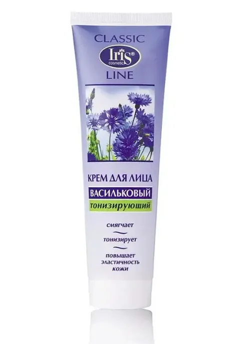 Classic Line Крем для лица Васильковый тонизирующий 100мл Iris