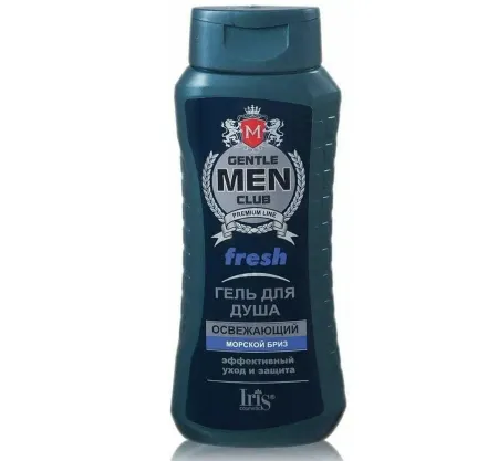 Gentlemen club Гель для душа FRESH освежающий 400 мл. Iris
