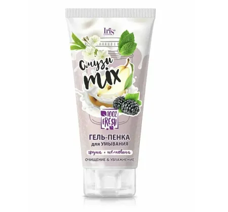 IRIS Смузи mix Гель-пенка для умывания груша+шелковица туба,170г