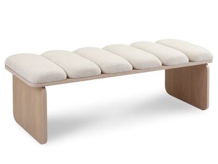 Банкетка divanru Хоши-2 Шенилл Молочный 21990₽