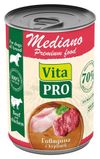 Корм влажный для собак Vita Pro Mediano говядина с курицей кусочки в соусе