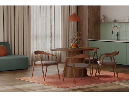 Обеденная группа divanru Лори-2 Walnut 150950₽