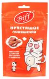 Лакомство для кошек Biff Хрустящие подушечки с паштетом из телятины