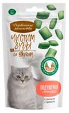 Лакомство для кошек Деревенские лакомства Чистим зубы Подушечки с кремом из лосося