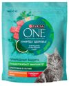 Сухой корм Purina ONE Природа Здоровья для стерилизованных кошек и кастрированных котов с говядиной