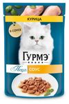 Корм влажный для кошек Гурмэ Перл Нежное филе с курицей в соусе