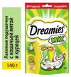 Лакомство для кошек Dreamies MIX подушечки с курицей и добавлением кошачьей мяты