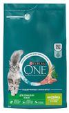 Сухой корм для кошек Purina ONE с индейкой и злаками