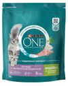 Сухой корм для кошек Purina ONE с чувствительным пищеварением с индейкой
