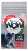 Сухой корм для кошек AlphaPet WOW говядина печень