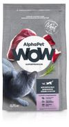 Сухой корм для кошек AlphaPet WOW утка и потрошки
