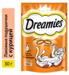 Лакомство для кошек Dreamies подушечки с курицей
