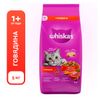 Сухой корм для кошек Whiskas Вкусные подушечки с нежным паштетом, с говядиной