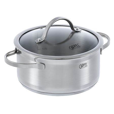 Кастрюля из нержавеющей стали Gipfel Victory 1368 20 см26 л 4499₽