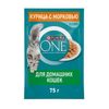 Влажный корм Purina One для домашних кошек, курица/морковь