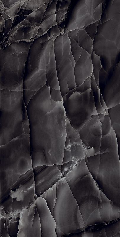 Керамогранит Arcadia Ceramica Onyx Black HG2009-A черный суперглянцевый 60х120 см 2690₽