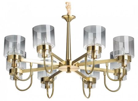 Люстра MW-Light Элла 18 483015108 цвет плафонаподвески Дымчатый цвет арматуры Медь 58350₽
