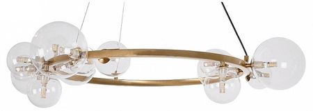 Люстра MyFar George MR2041-14P цвет плафонаподвески Прозрачный цвет арматуры Латунь 41995₽
