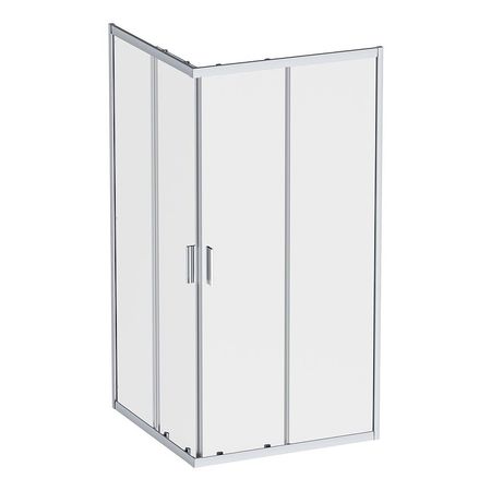 Душевой уголок AMPM Gem 100х100 W90G-403-100100-MT профиль Хром матовый стекло прозрачное 39090₽