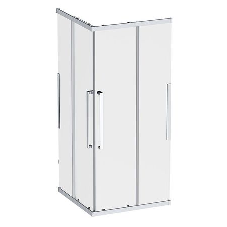 Душевой уголок AMPM Func 90x90 W84G-403-9090-МТ профиль Хром матовый стекло прозрачное 65790₽