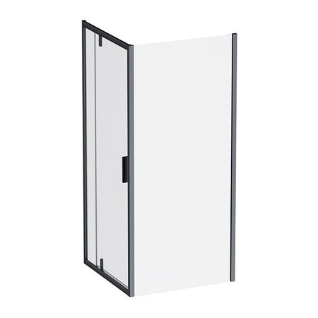 Душевой уголок AMPM Gem 90х90 W90G-404-9090-BT профиль Черный матовый стекло прозрачное 41690₽